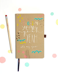 Taschenbuchkalender "yeah yeah yeah"- dein absolutes Unikat