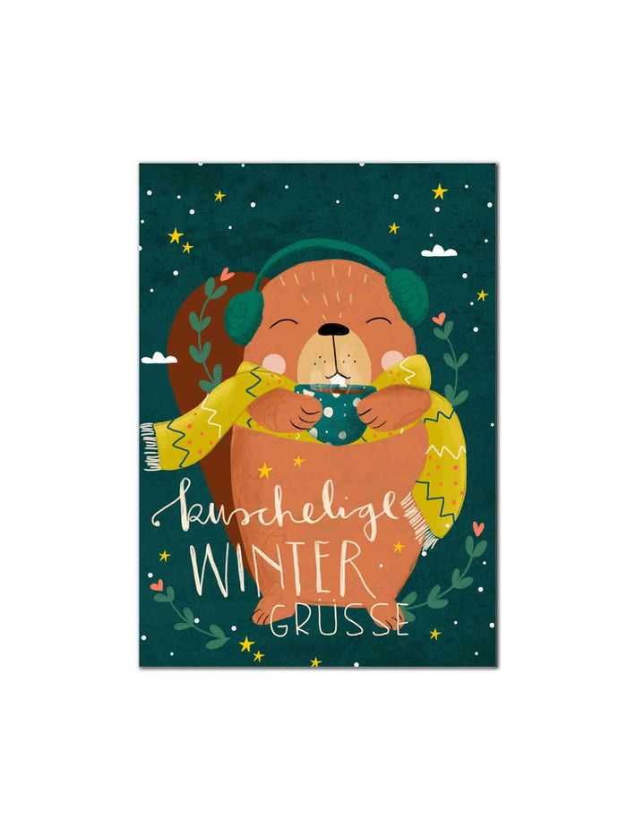 Postkarte "Wintergrüße"