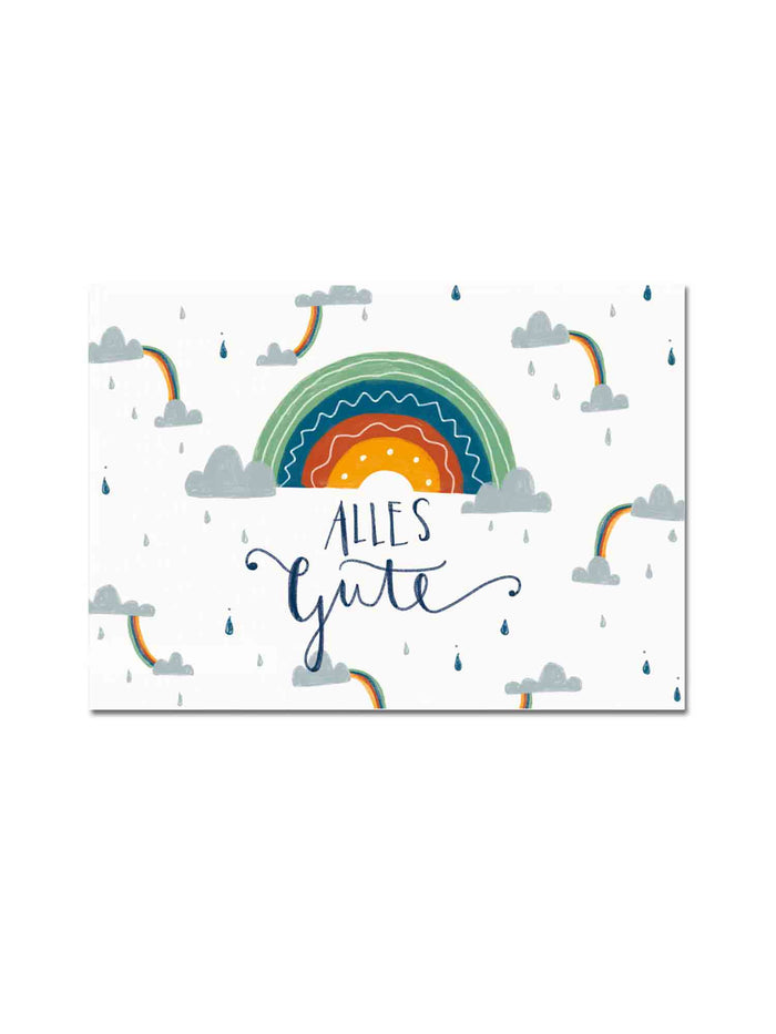 Postkarte "Regenbogen"