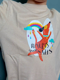Kids-Shirt "Wauzis" Sand