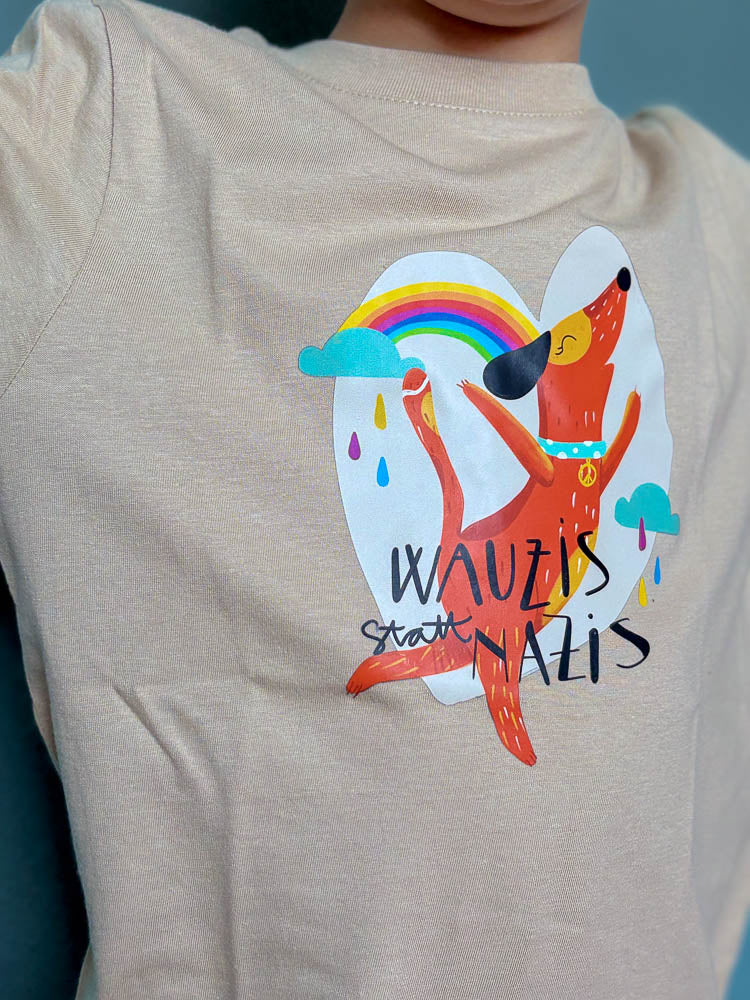 Kids-Shirt "Wauzis" Sand
