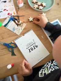 DIY Bastelkalender 2026 (2 Stickerbögen inkl.)