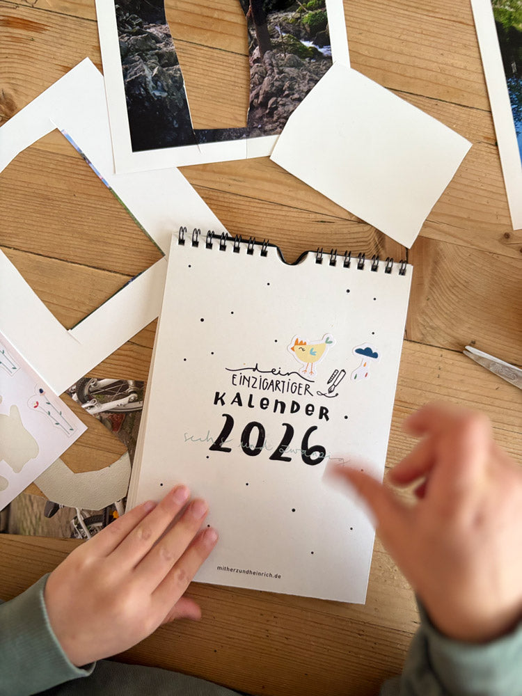 DIY Bastelkalender 2026 (2 Stickerbögen inkl.)