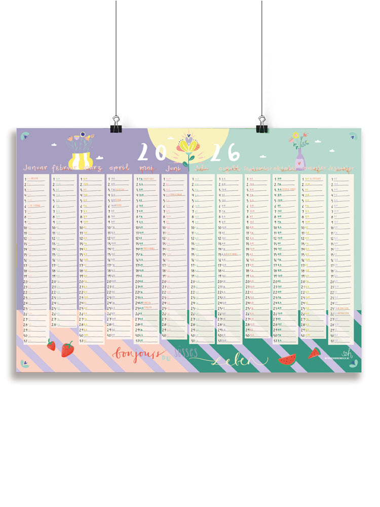 Wandkalender 2026