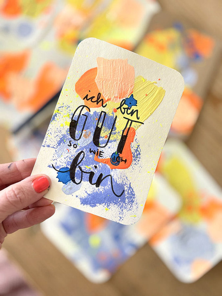 AFFIRMATIONSKARTENSET ACRYL & LETTERING - 16.04.26