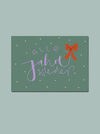 Postkarte "alle Jahre wieder"