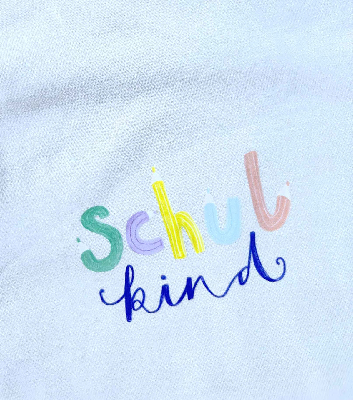 Bügelbild "Schulkind"