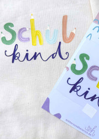 Bügelbild "Schulkind"