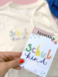 Bügelbild "Schulkind"