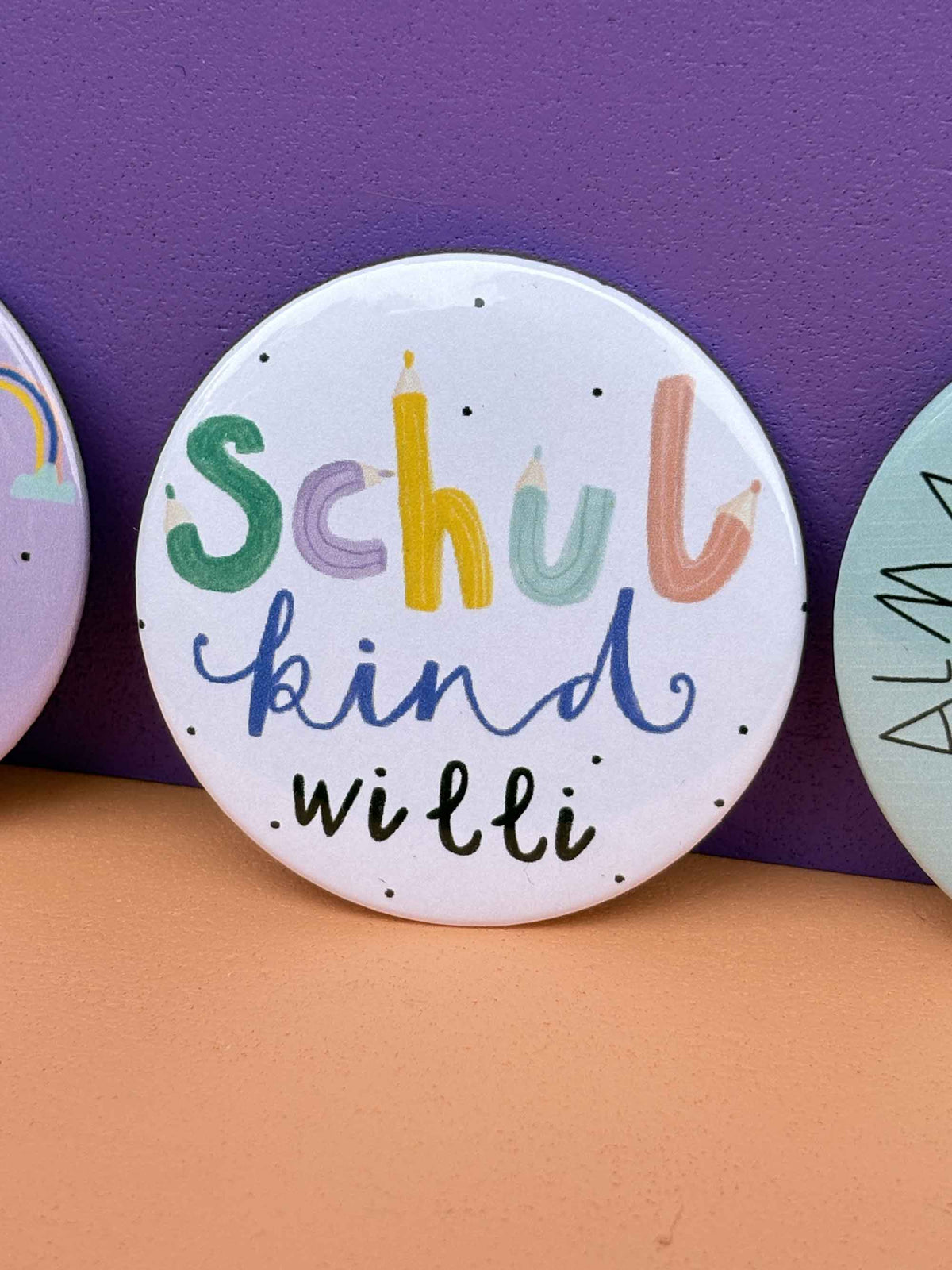 personalisierter Button "Schulkind"
