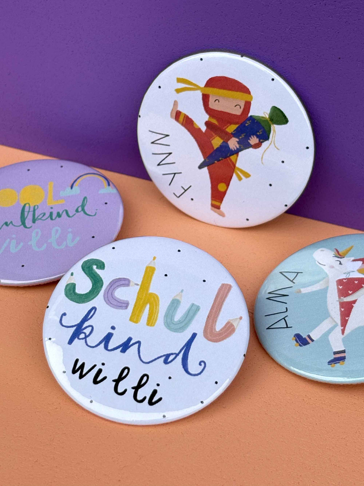 personalisierter Button "Schulkind"