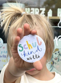personalisierter Button "Schulkind"