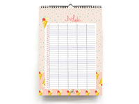 Familienkalender 2026 - farbenfroher Hingucker