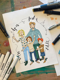 individuelles Familienportrait