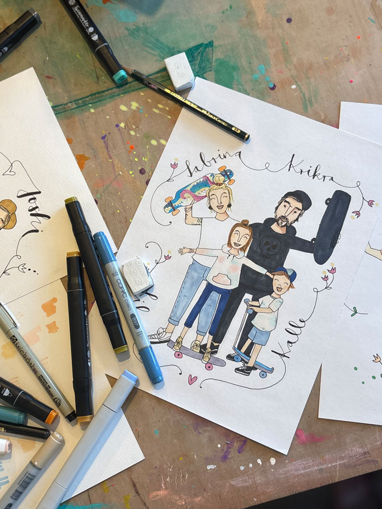individuelles Familienportrait