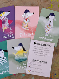 Gefühlskarten zum Buch Frida malt Freude