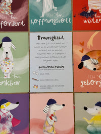 Gefühlskarten zum Buch Frida malt Freude