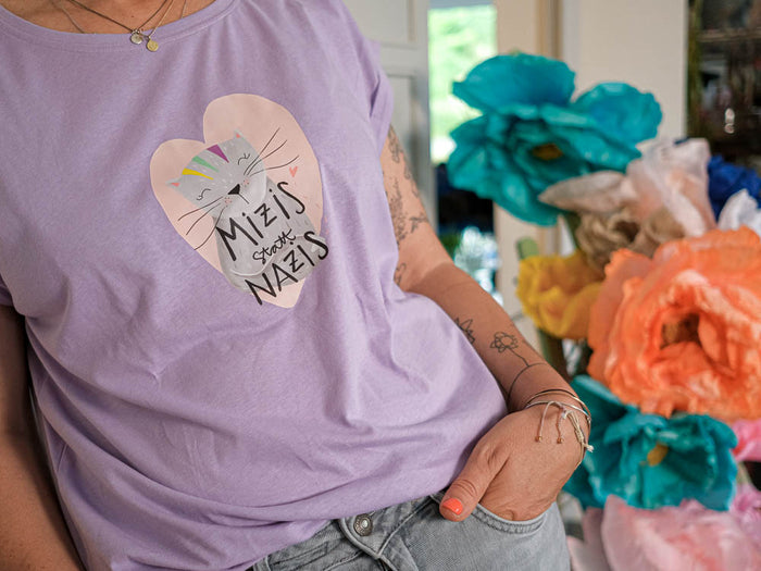 Longshirt "Mizis" Flieder