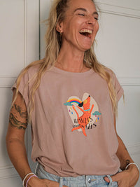 Longshirt "Wauzis" Rose