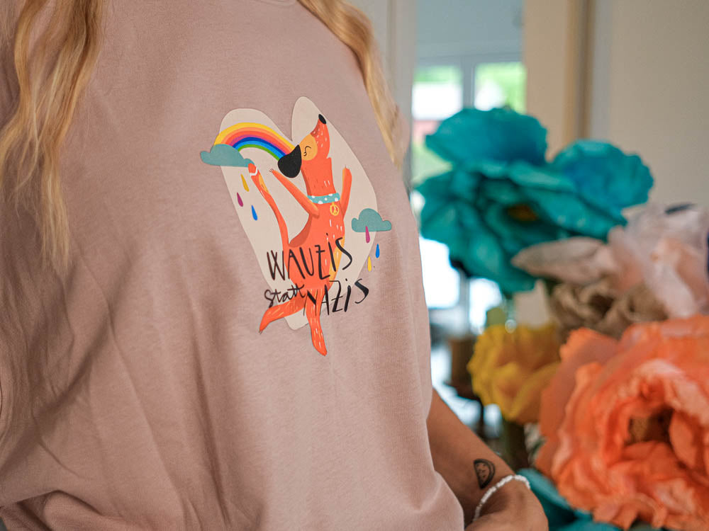 Longshirt "Wauzis" Rose