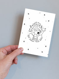 Postkarte "für immer hier drin"