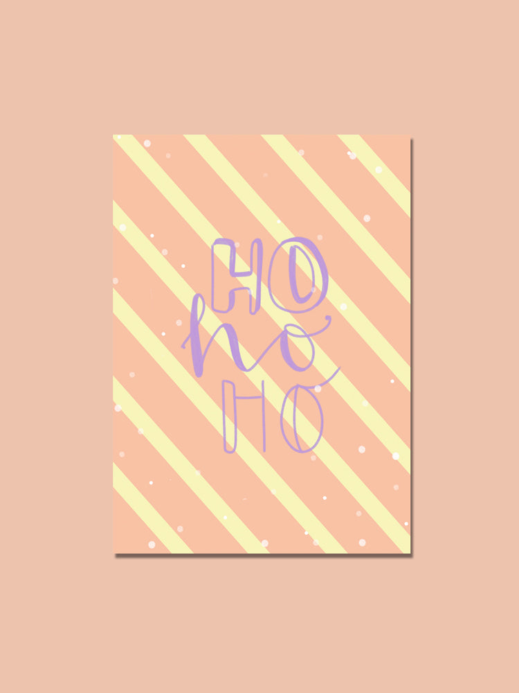 Postkarte "ho ho ho"
