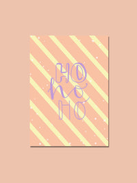 Postkarte "ho ho ho"