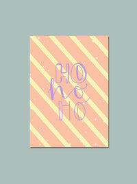 Postkarte "ho ho ho"