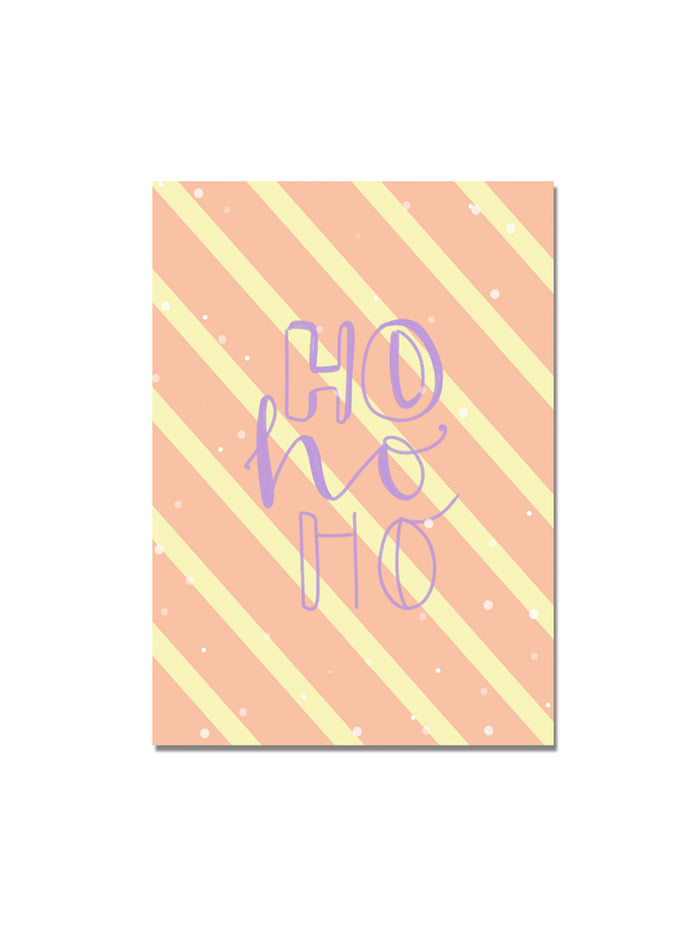 Postkarte "ho ho ho"
