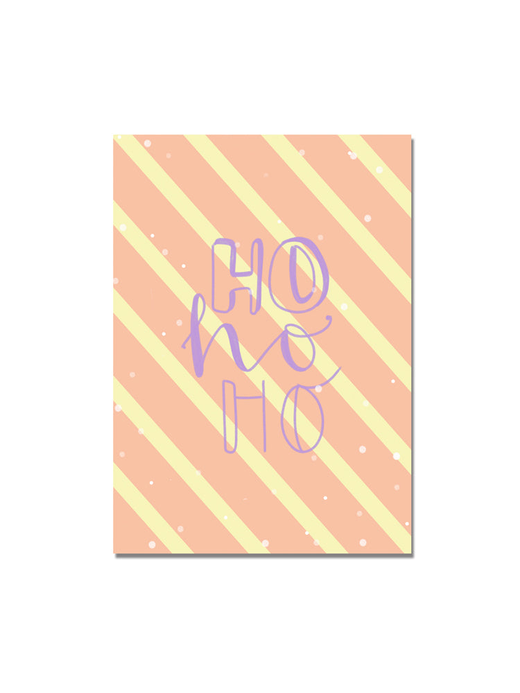 Postkarte "ho ho ho"