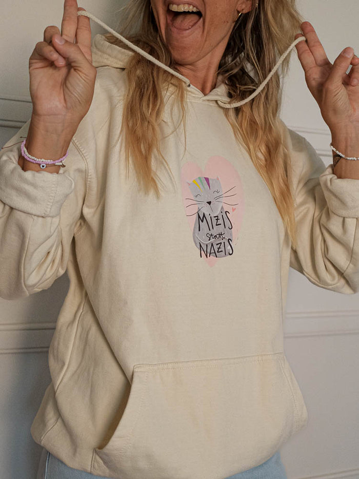 Hoodie "Mizis" Creme