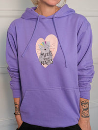 Hoodie "Mizis" Lila