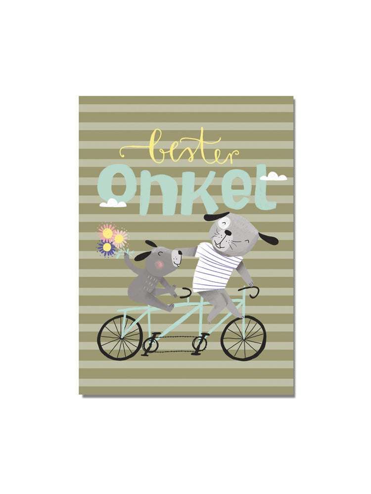 Postkarte "bester Onkel"