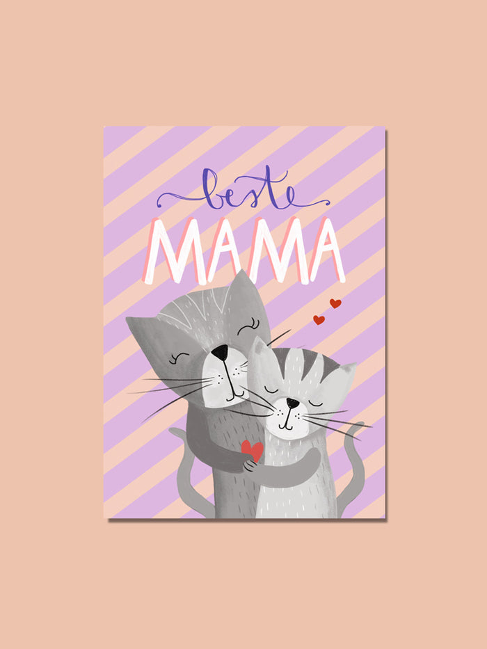 Postkarte "beste Mama"