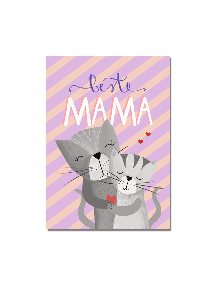 Postkarte "beste Mama"