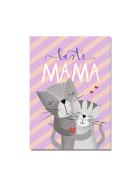 Postkarte "beste Mama"