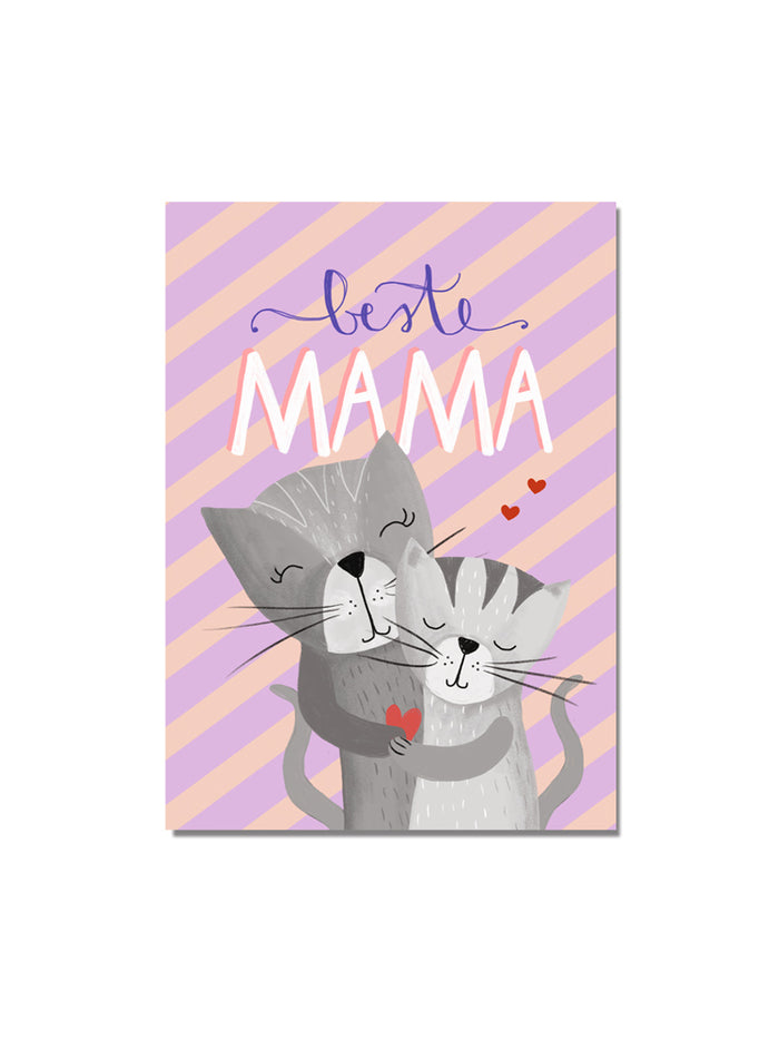 Postkarte "beste Mama"