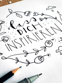 SAG´S DURCH DIE BLUME - HANDLETTERING am 15.05.26