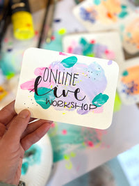 "Nix müssen, nur malen“ - ONLINE LIVE WORKSHOP