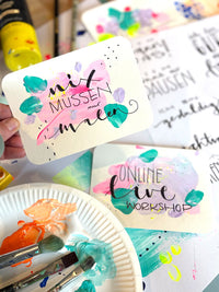 "Nix müssen, nur malen“ - ONLINE LIVE WORKSHOP