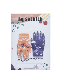 Bügelbild "Liebe Mut Vertrauen"