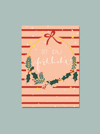 Postkarte "oh du fröhliche"