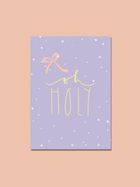 Postkarte "oh holy"