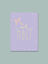 Postkarte "oh holy"