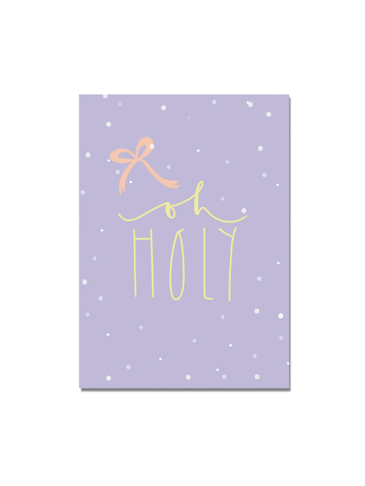 Postkarte "oh holy"