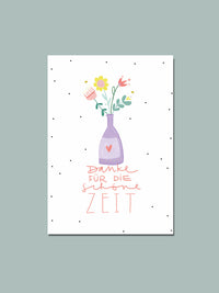 Postkarte "Danke für die schöne Zeit"