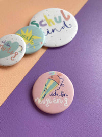 Button-Set zur Einschulung – kleine Mutmacher für große Schulabenteuer