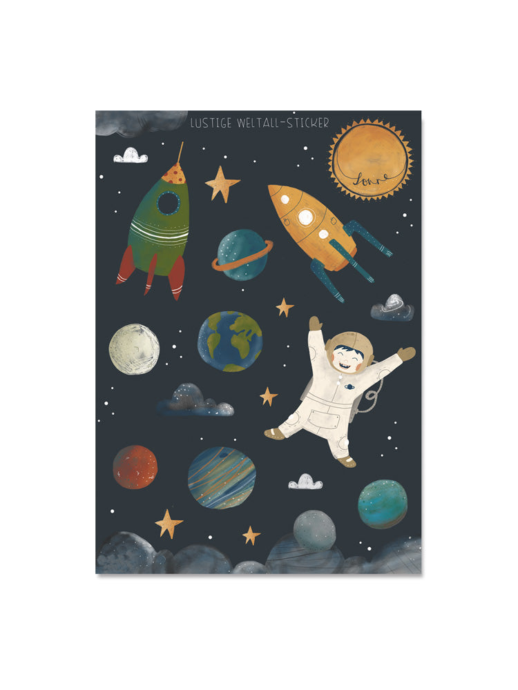 Stickerbogen - Astronaut