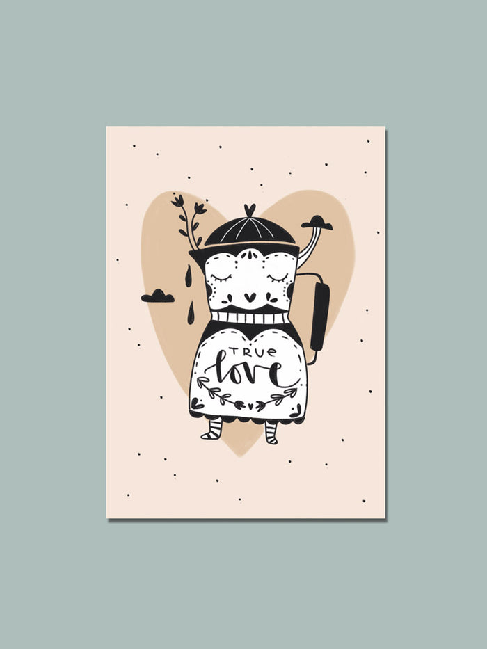 Postkarte "true love"