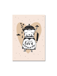 Postkarte "true love"